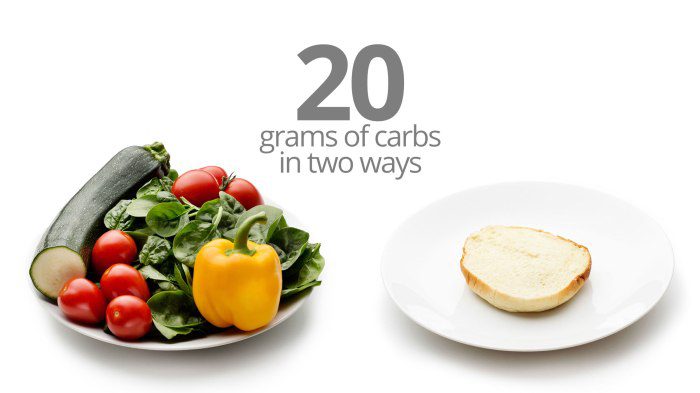 How many grams of carbs on a low carb diet