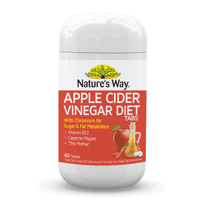 Diet with apple cider vinegar