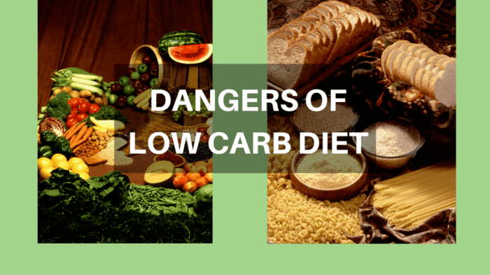 Dangers of low carb diets