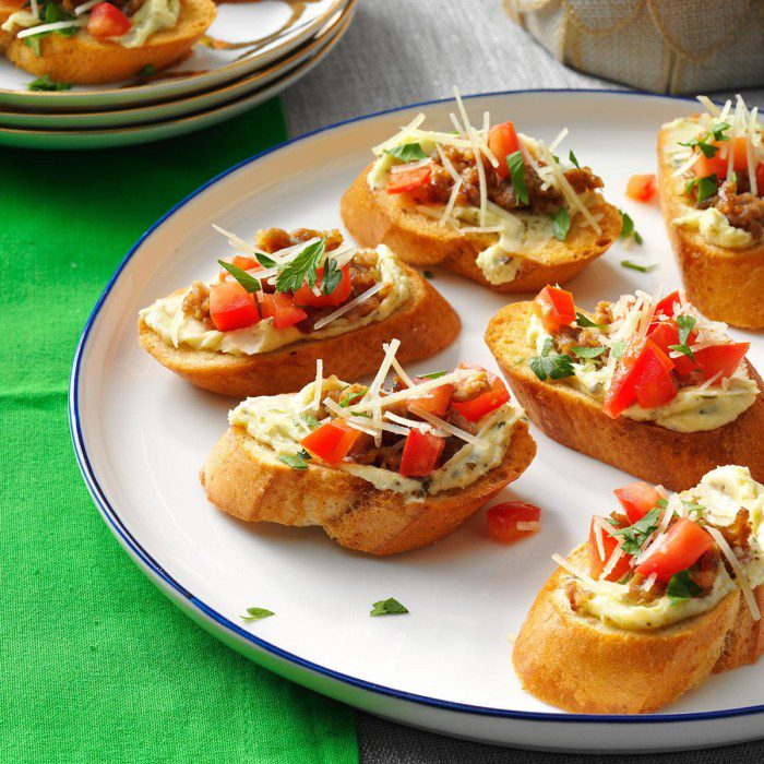 Easy appetizers recipes
