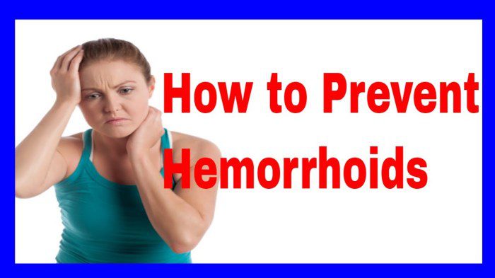 Diet to prevent hemorrhoids